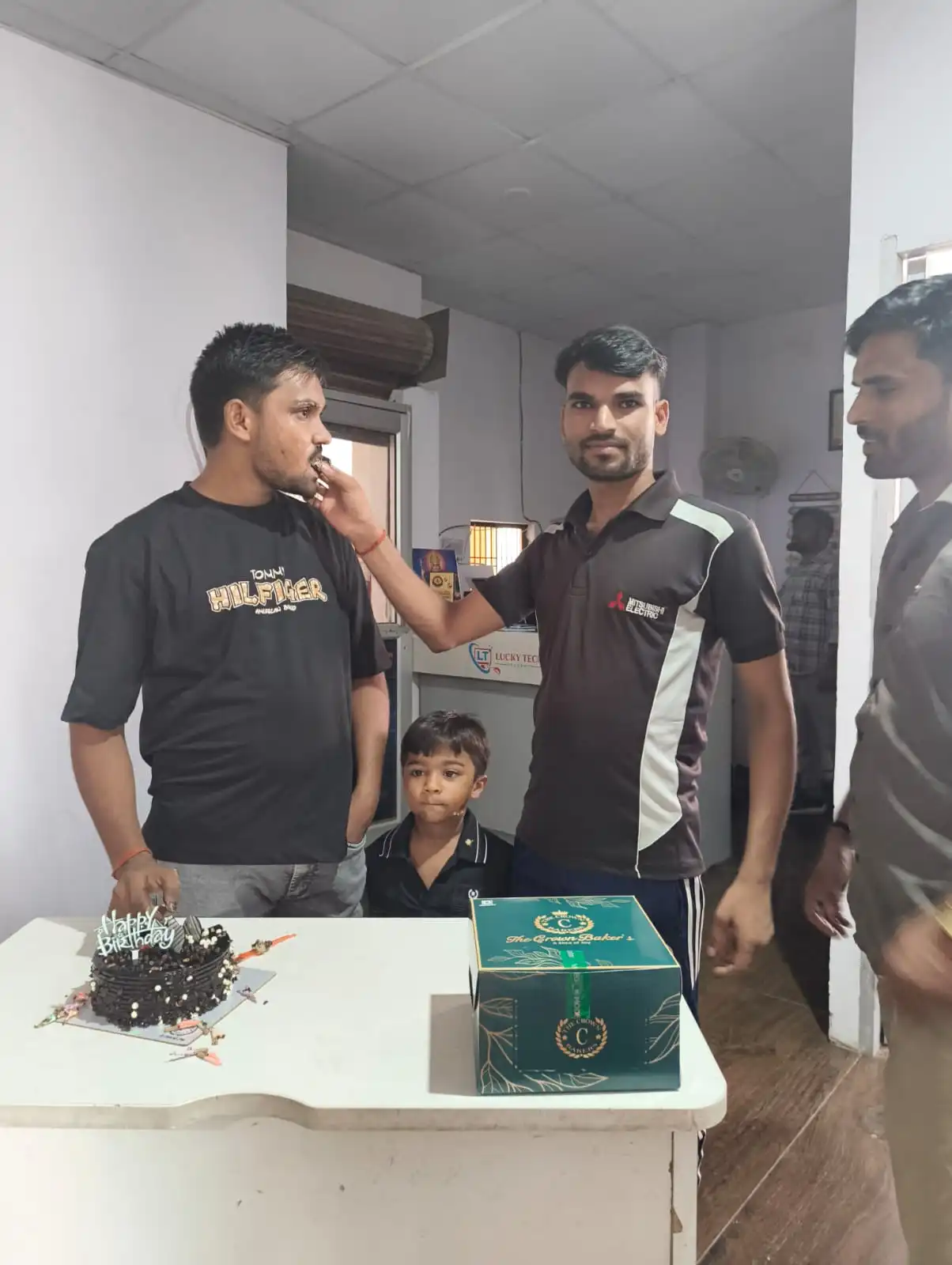 Student group activity during campus event