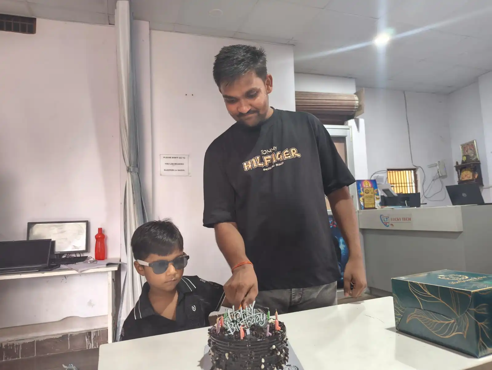 Practical training session in progress